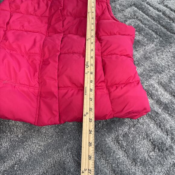 GAP Hot Pink Puffer Vest Women’s Size XL 2012 Excellent Condition Polyester - Picture 8 of 9